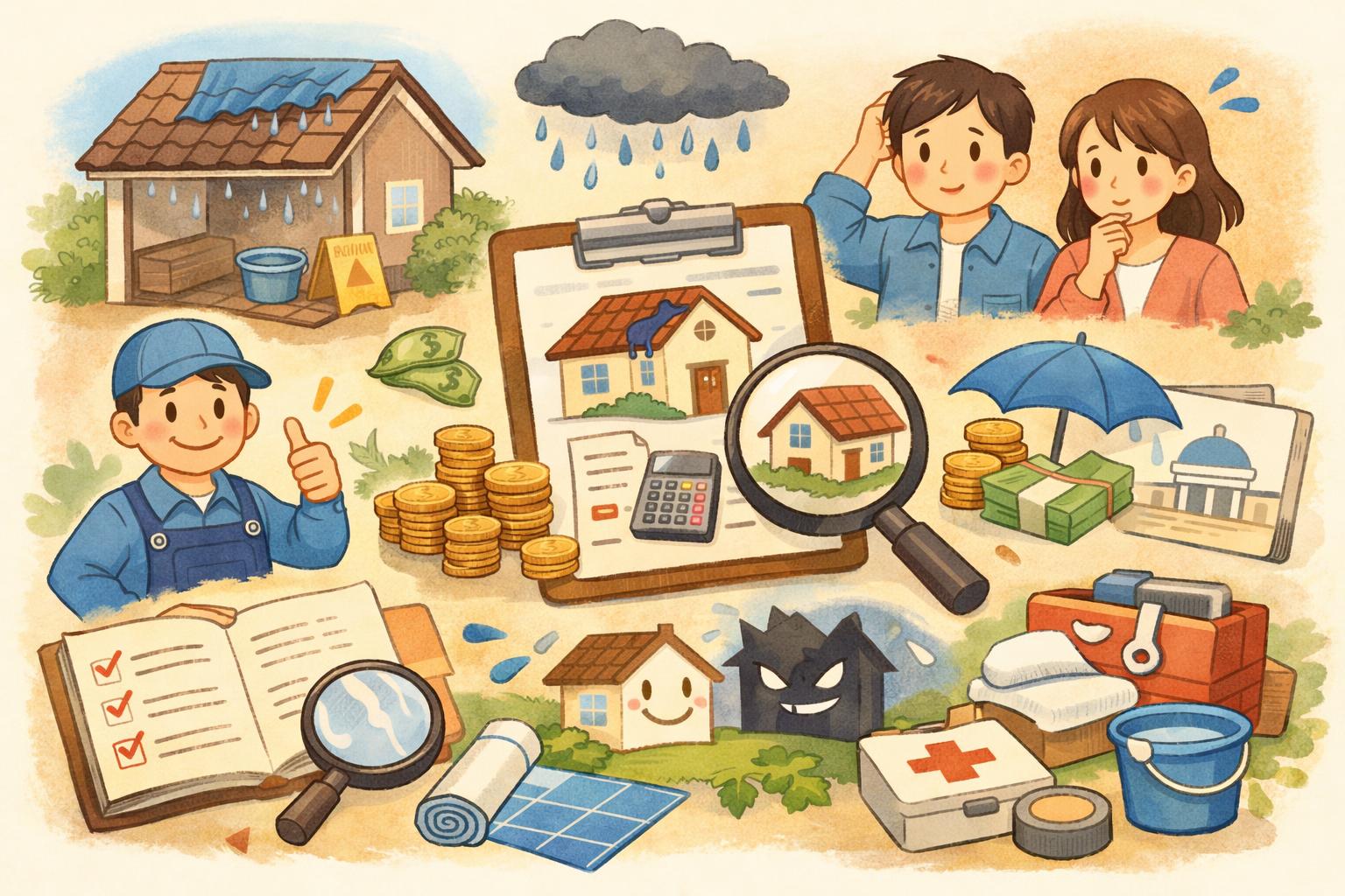 雨漏り調査・修繕 けんおうリノベーション